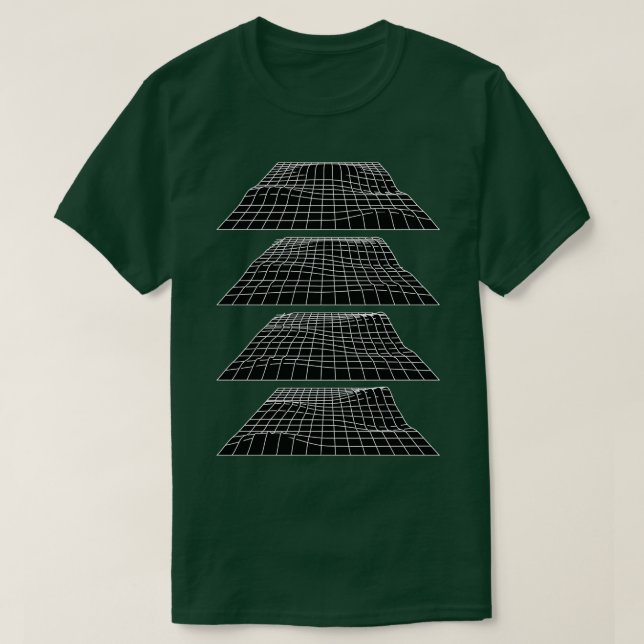 Camiseta suelo geométrico (Diseño del anverso)