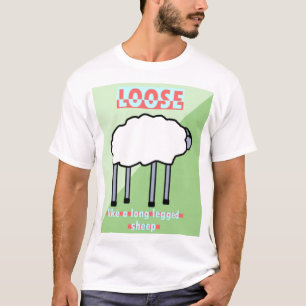 Camiseta Suelte como una oveja zanquilarga