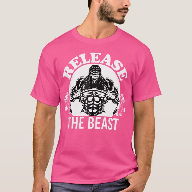 Camiseta Suelte El Animal De Levante De Peso Del Gimnasio D (Anverso)