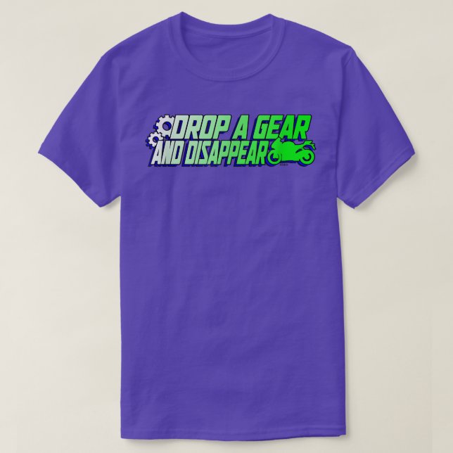 Camiseta Suelte un engranaje y desaparezca (Diseño del anverso)