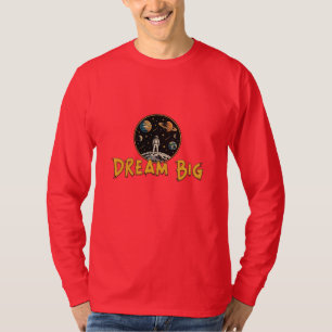 Camiseta Sueña a lo Grande Astronauta en la Luna Planetas G