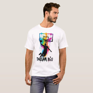 Camiseta Sueña a lo Grande | Vibrante Clavada de Baloncesto