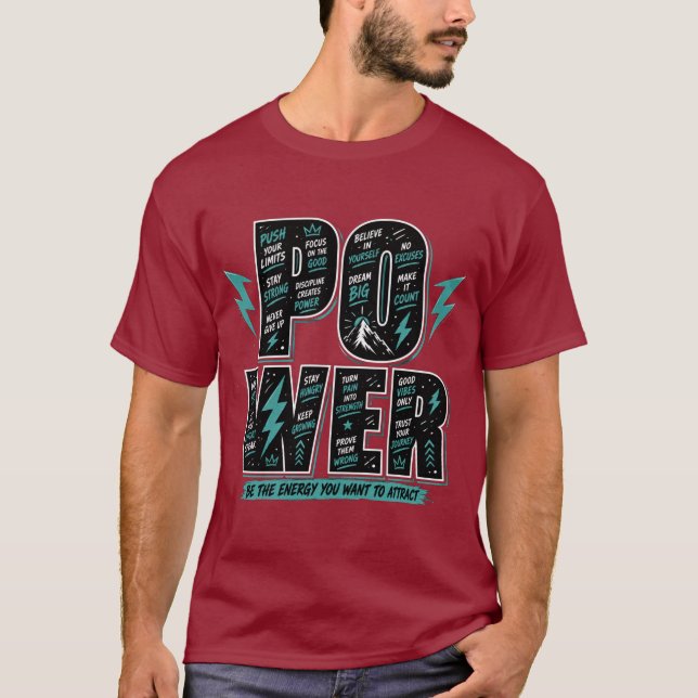 CAMISETA SUEÑA EN GRANDE / TRABAJA DURO (Anverso)