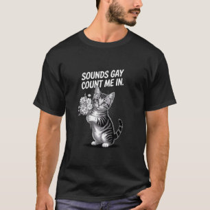 Camiseta Suena gay cuéntame divertido mes del orgullo
