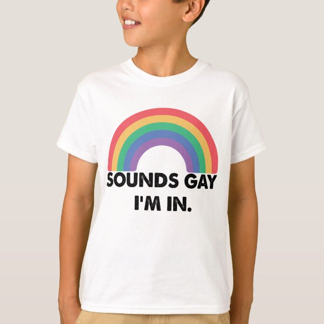 Camiseta Suena Gay En El Mes Del Orgullo Arcoiris Gay (Anverso)