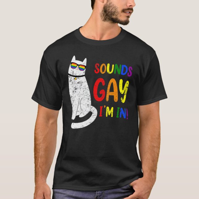 Camiseta Suena Gay Estoy En Chonk Cat (Anverso)