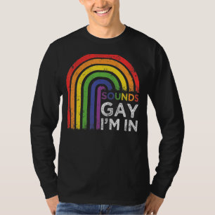 Camiseta Suena gay, estoy en el orgullo arcoiris