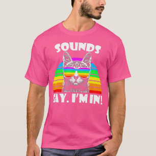 Camiseta Suena gay estoy en un Gay Retro del Orgullo Arcoir