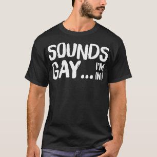 Camiseta Suena Gay Im Estilo Retro Diseño Original