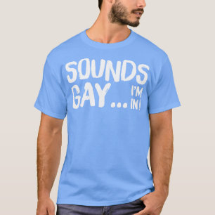 Camiseta Suena Gay Im Estilo Retro Diseño Original