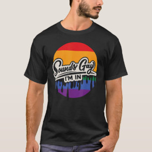 Camiseta Suena Gay Lgbt Estoy en el Festival Gráfico del Me