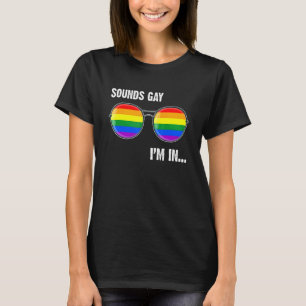 Camiseta Suena Gay Yo En Arcoiris Gafas De Sol Lgbt Pride B