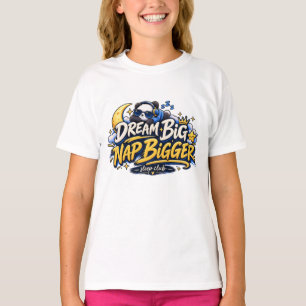 Camiseta Sueña Grande, Duerme Más   Diseño Divertido de Pan