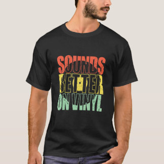 Camiseta Suena Mejor En Los Colectores De Registros De Nost