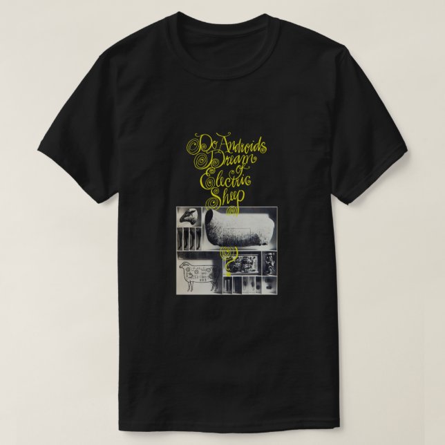 Camiseta ¿Sueñan los androides con que las ovejas eléctrica (Diseño del anverso)