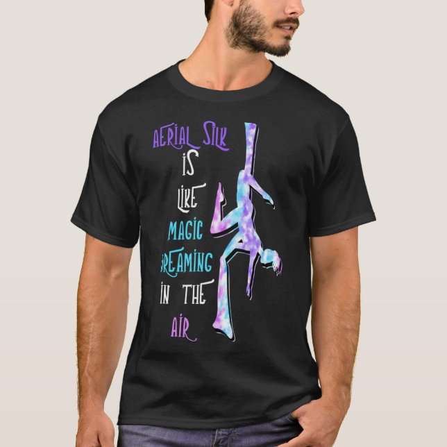 Camiseta Sueño Aéreo En El Trapecio Acrobático Del Aire A (Anverso)