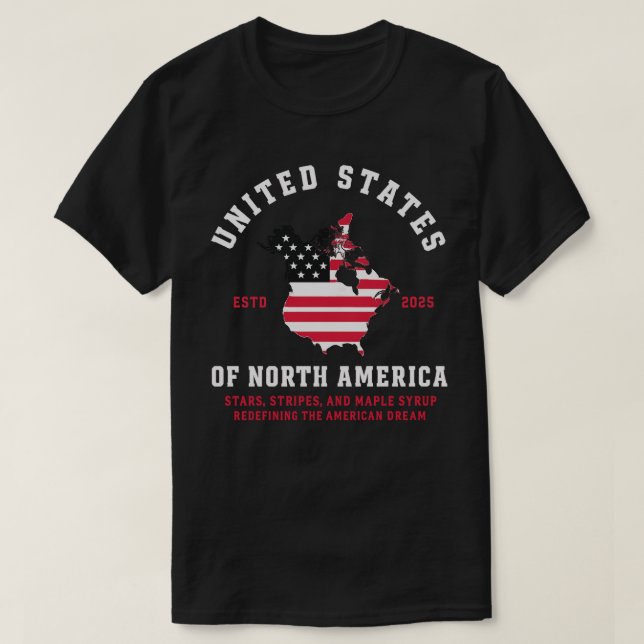 Camiseta Sueño Americano: 2025 Estrellas, Rayas y Jarabe de (Diseño del anverso)