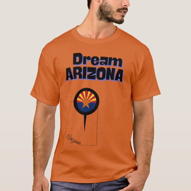 Camiseta Sueño Arizona sobredimensionado (Anverso)