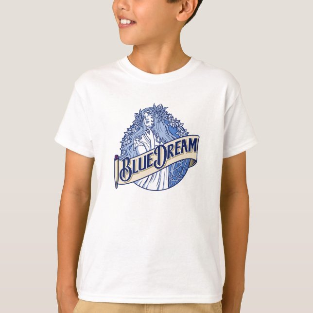 Camiseta Sueño azul (Anverso)