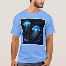 Camiseta Sueño bioluminiscente de medusas