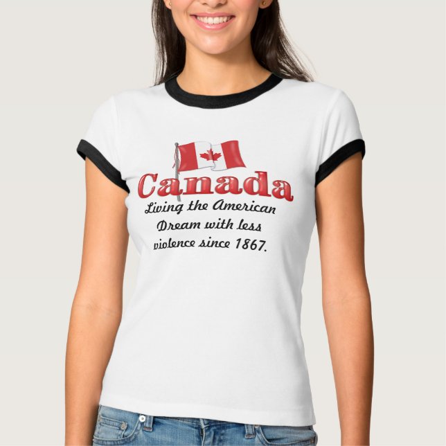 Camiseta Sueño canadiense (Anverso)