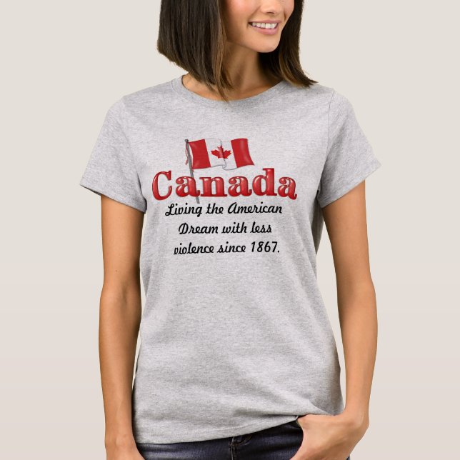 Camiseta Sueño canadiense (Anverso)