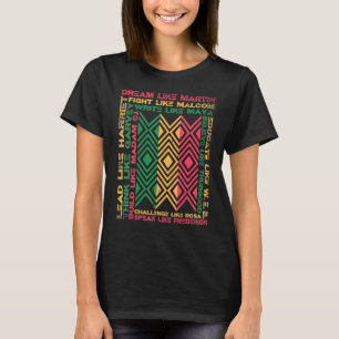 Camiseta Sueño como Martin Africanos Americanos Historia Ne