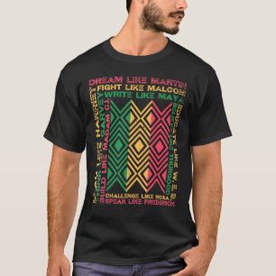 Camiseta Sueño como Martin Africanos Americanos Historia Ne