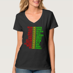 Camiseta Sueño Como Martin Lead Como Harriet Black History