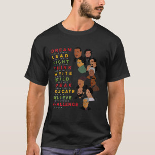 Camiseta Sueño Como Martin Lead Como Harriet Black History