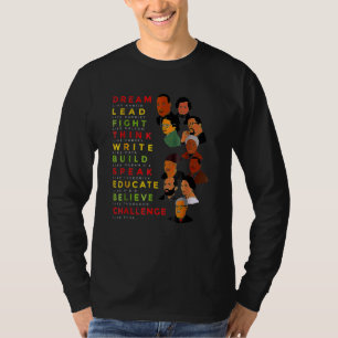 Camiseta Sueño Como Martin Lead Como Harriet Black History