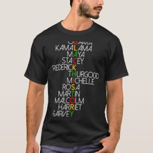 Camiseta Sueño Como Martin Lead Como Harriet Black History
