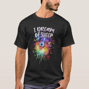 Camiseta Sueño con humor pastor australiano australiano aus
