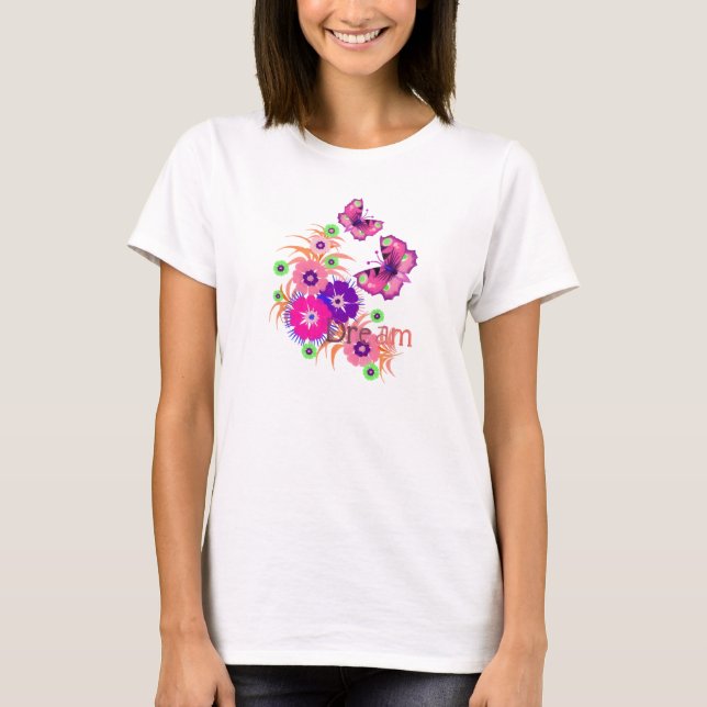 Camiseta Sueño Con Las Mariposas (Anverso)