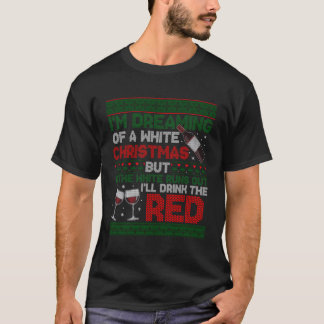 Camiseta Sueño Con Los Navidades Blancos Si El Blanco Se Ac