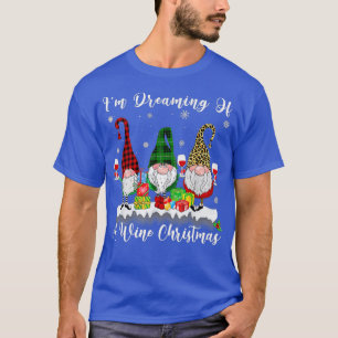 Camiseta Sueño Con Un Navidad De Vino Gnome Xmas Drinkin