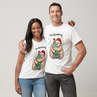 Camiseta Sueño con una Navidad de vino