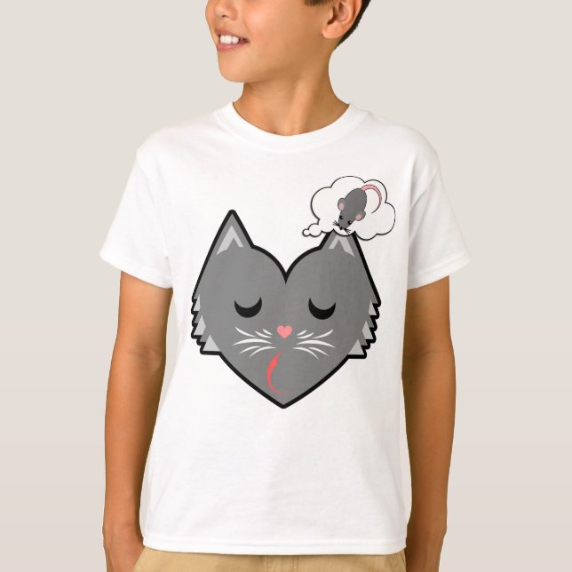 Camiseta Sueño corazón gris gitano sueños (Anverso)