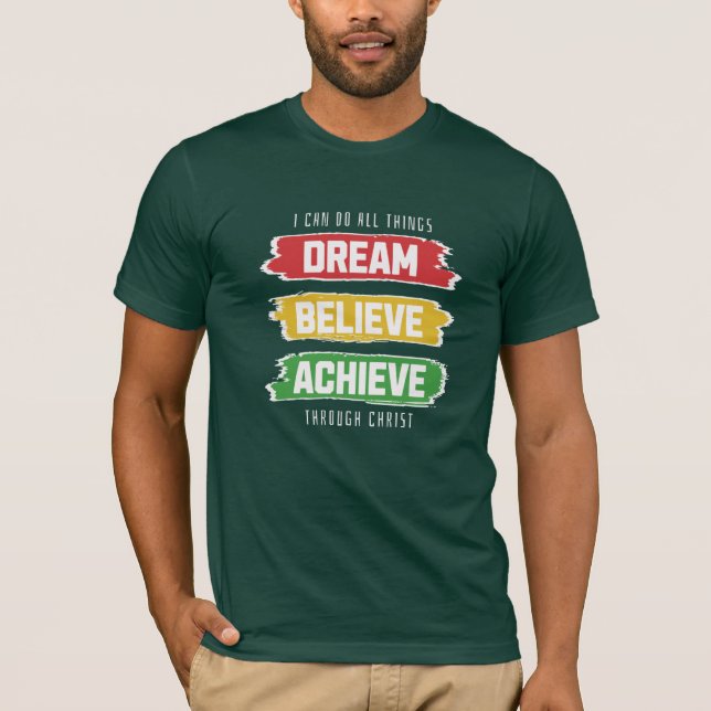 Camiseta Sueño, créeme, archivo. (Anverso)