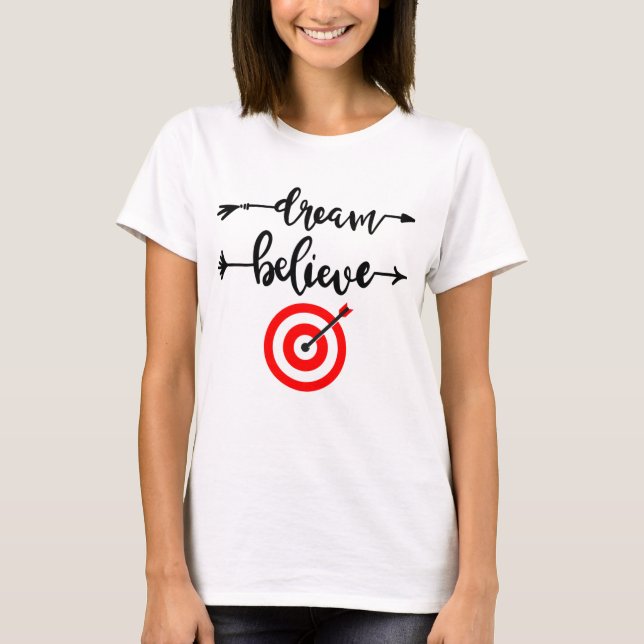 CAMISETA SUEÑO CREER LOGRAR (Anverso)