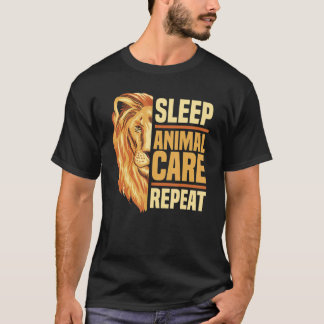 Camiseta Sueño Cuidado animal Repitiendo el Amor Animal Zoo
