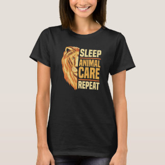 Camiseta Sueño Cuidado animal Repitiendo el Amor Animal Zoo