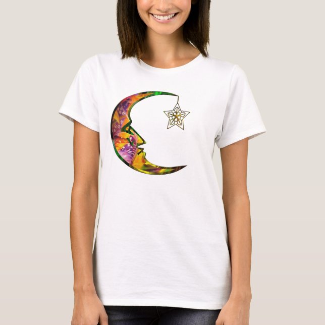 Camiseta sueño de la luna de la estrella (Anverso)