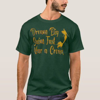 Camiseta Sueño de la sirena de oro grande y accesorios