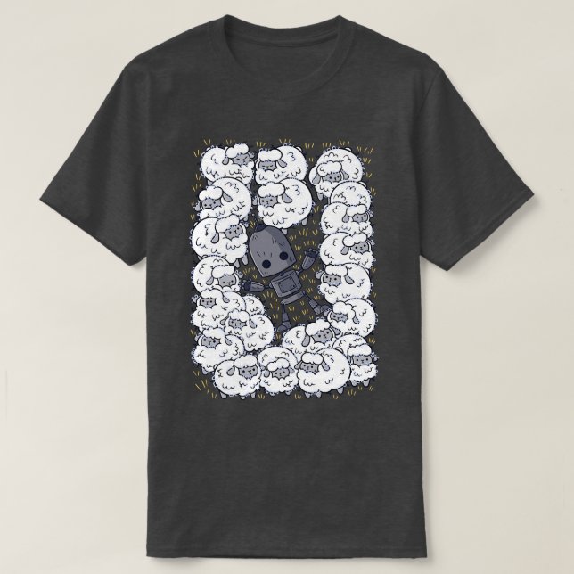 Camiseta Sueño de robots (Diseño del anverso)