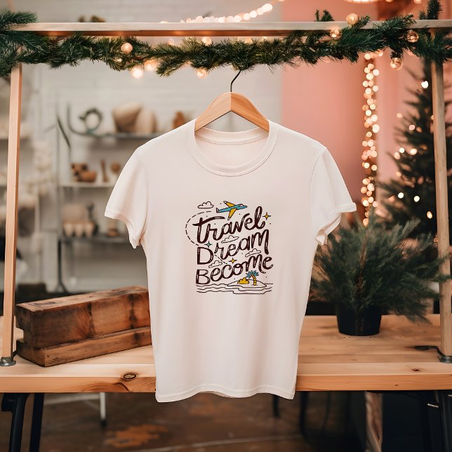 Camiseta SUEÑO DE VIAJE | TURISMO, exterior (Travel T shirt)