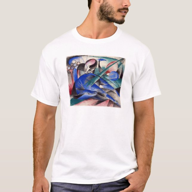 Camiseta Sueño del caballo de Franz Marc (Anverso)