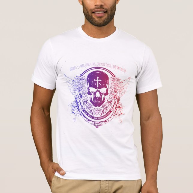 Camiseta Sueño del esqueleto surrealista (Anverso)