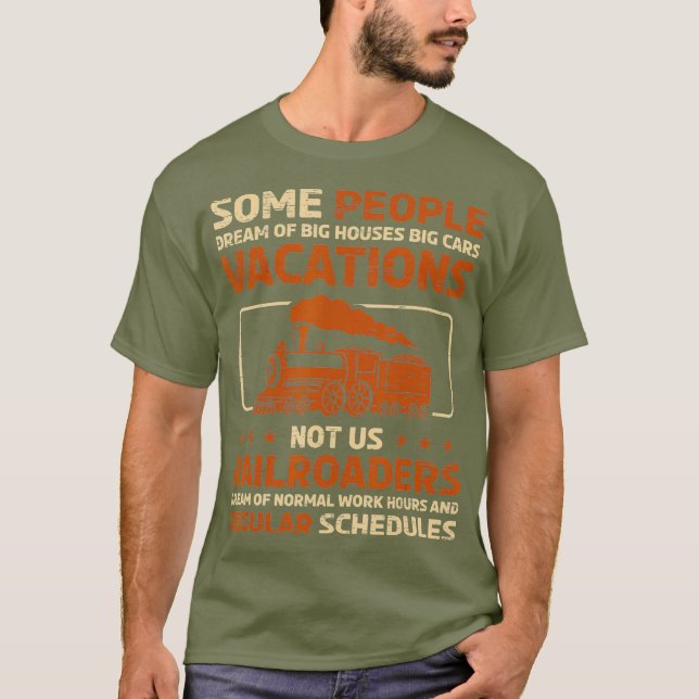 Camiseta Sueño del viajero ferroviario para un ventilador d (Anverso)
