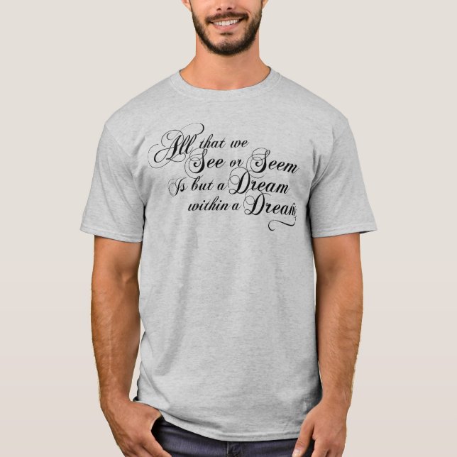 Camiseta Sueño dentro de un sueño (Anverso)